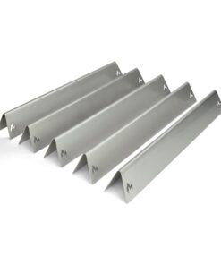 Grillrost.com Das Original Edelstahl Aromaschienen Genesis I Regler vorne - Ideal für Weber ab 2011 - 300er Baureihe - 5