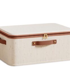 **15L Faltbare Aufbewahrungsbox mit Deckel für Kleidung und Bettwäsche** | **Faltbare Aufbewahrungsbox 15L mit Griffen