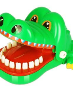 Krokodil Spielzeug Croco Doc Grün-S Familienspiel Teste Dein Glück