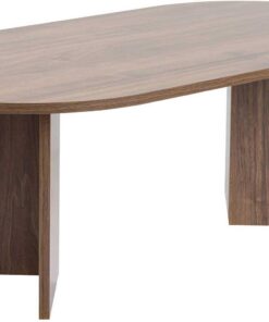 Hanah Home Stylish Walnut Coffee Table - Modern Livingzimmer, 18 mm Dicke Melaminverkleidung, Perfekt für Moderne Räume