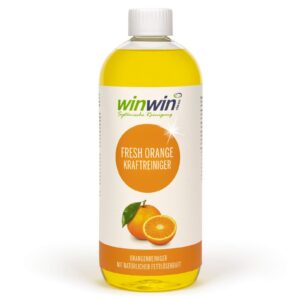 winwinCLEAN® Kraftvoller Orangenölreiniger I Ökologisch | Hochergiebiger Reinigung mit Frischeduft I 1000ML