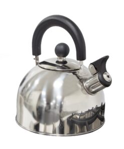 Milestone Camping Flötenkessel: Ideal für Outdoor-Begeisterte bei Wandern und Picknicks, robust und praktisch. 1,0 Liter