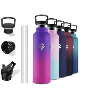 Grsta Doppelwandige Thermosflasche 500ml BPA-Frei Auslaufsicher Schule Reisen Campings Büro