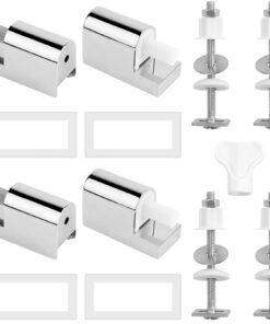 Caution 2 Set WC-Sitz Scharniere - Soft-Close Sitz Scharniere für Toilettensätze - Ersatz für Abs Scharniere | Caution