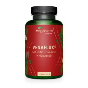 Rutin-Komplex Vegavero® Diosmin, Hesperidin & Rosskastanienextrakt | Für Venen Gesundheit | Naturlich & Vegan | 20% Aesc