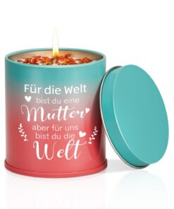 PRSTENLY Geburtstagsgeschenk für Mama, Lavendel duftende Kerzen 9OZ, perfekte Geschenke für Mutter Weihnachten Valentins
