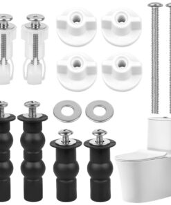 WC-Sitz Befestigungsset für Toilettensitz Reparatur, Schrauben Sortiment, für Toilettendeckel Abdeckung und Befestigung