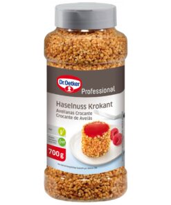 Dr. Oetker Professional Haselnuss Krokant-Streusel für Bäcker und Konditoreien im Professionellen-Baking-Studio mit supe