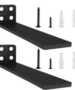 **2 Stücke Regalhalterung für Schwerlast, industriellstä indemn=strasse, perfekt für Büros und Lager, robust und stabil