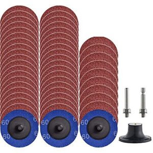 **50Leere Quick Change Discs 60 GRIT pro Set für Surface Prep und Burr Rust Paint Removal bei Die Grinders** | **50Pcs