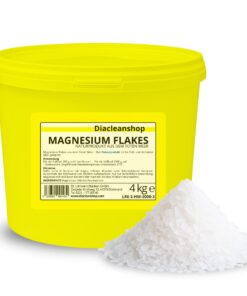 Magnesium Flakes aus dem Toten Meer – 4kg Naturprodukt für Öl-, Spray- und Fußbadebehandlungen – 100% rein