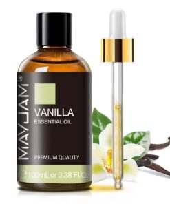 Ätherisches Vanilleöl 100ML, ideal für Aromatherapie, Massage und Diffuser - 100% Rein - MAYJAM