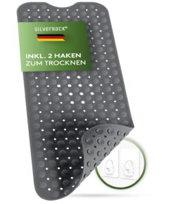 SilverRack Antirutschmatte Badewanne BPA frei für Kinder und Babys - Schimmelresistent & maschinenwaschbar - 100x40 cm A