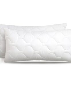 Sebenschläfer Nachfüllbares Kissen Doppelpack 40x80 cm – Mikrofaser-Füllung OEKO-TEX