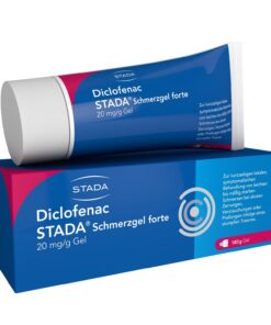 STADA Diclofenac Schmerzgel forte 20 mg/g 180 g, für leichte bis mäßig strenge Schmerzen von Zerrungen, Verstauchungen o
