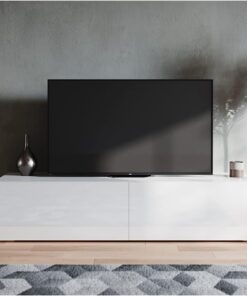 SONNI White TV Schrank TV-Regal hängend für moderne Zimmer GTV008W 140x40x30cm