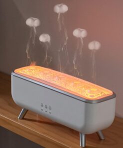 Jellyfish Aroma Diffuser mit Vulkan-Effekt - Quallen-Nebel Tanzt zur Musik, 7-Farben LED, 4/8H Timer, für Kinder, Schlaf