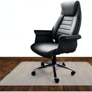 Premium BODENSCHUTZMATTE für Bürostühle 120 x 90 cm Eco PP Neutral Milchig