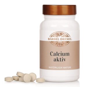 BÄRBEL DREXEL® Hochdosierte Calcium Tabletten aus Rotalge mit Vitamin D3 + K2 für Knochen und Zähne, 100% Naturprodukt H