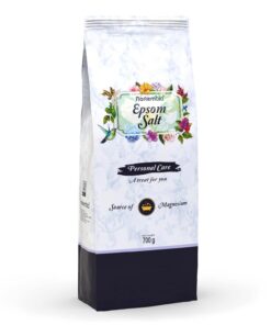 Nortembio Premium Epsom Salz 100% Pure 700g - Konzentriertes Magnesium für Empfindliche Haut | Vitamin C & E enthalten |