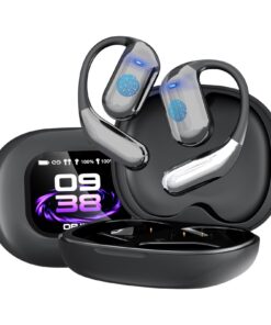 WingFly AI Übersetzer Kopfhörer für Sprachlerner bei ReisenBluetooth 5.4 Realzeitübersetzung LCD-Touchscreen 144 Sprache
