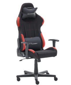 DXRacer Höhenverstellbar Gaming-Stuhl - NEW - Ideal für Spieler und Büroarbeiter, mit Wippfunktion und Schwarz-Rot Desig
