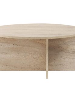 Stylish Coffee Table Travertine 90x40x90cm 100% Melaminenbelag 18mm Dickekiye Einfach Moderner Wohnzimmer Tisch | Modern