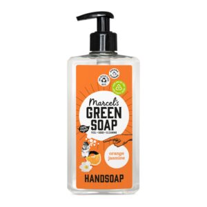 Marcel's Green Soap - Umweltfreundliche Flüssigseife Orange & Jasmin - 500 ml - Vegan - 97% Biologisch abbaubar - Natürl