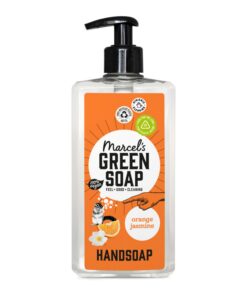 Marcel's Green Soap - Umweltfreundliche Flüssigseife Orange & Jasmin - 500 ml - Vegan - 97% Biologisch abbaubar - Natürl