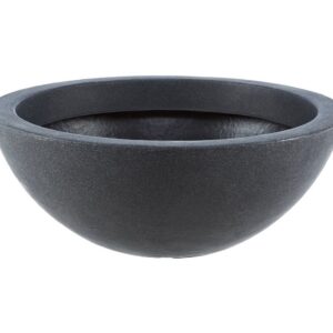Dehner Anthrazit-Kugelschale Ø 52 cm, 20 cm hoch