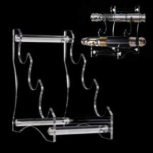 WANLIAN Lichtschwerthalter - Acryl Regal - für Lichtschwert-Kollektion - Transparent --display-ständer-lichtschwert