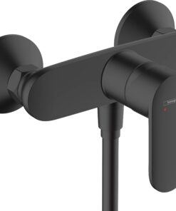 Hansgrohe Vernis Blend Duscharmatur - Duscharmatur für 1 Person, Mischbatterie Einhebelmischer, Mattschwarz, 71640670