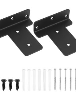 **Unsichtbare Regalhalterungen für Metallwände, 100mm, 2 Stück, Schwerlastwinkel, Schwimmende Wandregal Halterung** | *