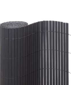 Ventanara® Sichtschutz Zaun Grau Garten Balkon Terrasse (80 x 300 cm)