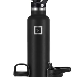 Edelstahl Trinkflasche Doppelwandig Isoliert - Auslaufsicher fur Sport und Outdoor - Thermosflasche 475ml - Fitness und