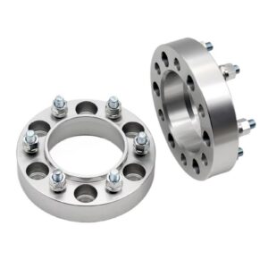 Spurplatten Für Toyota 4Runner, FJ, Land Cruiser, Tundra, Hilux - 2 Stück 30/35/38mm PCD 6x 139,7 106mm - Silber