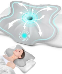 Anti Schnarch Memory Foam Nackenkissen für Seitenschläfer
