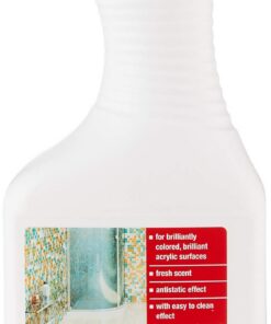 Wepos Anwendungsfertiger Acryl Reiniger 750ml | arbbrillante und glänzende Acryloberflächen | antistatisch und mit Abper