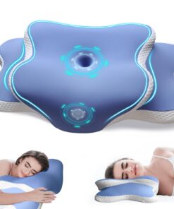 Weicher Kuscheliger Maschinenwaschbarer Kissenbezug für Nackenstützkissen Dark Blue