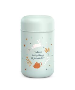 Suavinex Thermoskanne für Babynahrung/Brei 400ml Pastellgrün - Haltbarkeit, Praktisch, ideal für Babynahrung