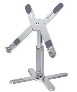 ElfAnt Laptop-Ständer, 360 Grad drehbar, verstellbar, tragbar, für 10-17 Zoll Laptop und Tablet, perfekter Arbeitsanguss