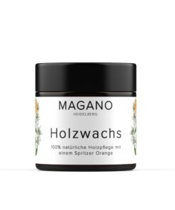 MAGANO Holzpflege 100% natürliche Pfütze ohne Lösungsmittel - Ideal für Schneidebrett und Möbel - Orangenöl & Bienenwach