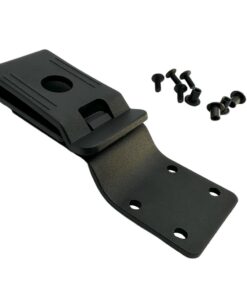 SK Wild Ones® Messer Scheide Gürtel - Schwarz, Holster mit Zusätzlicher Tasche und 360-Grad-Schwenkhalter