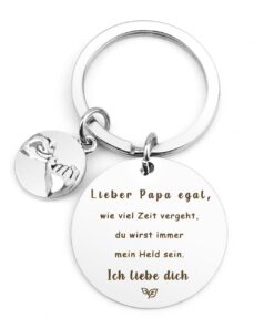 Irrigao Vatertagsgeschenke für Papa, Schlüsselanhänger Papa, Geburtstagsgeschenk für Papa