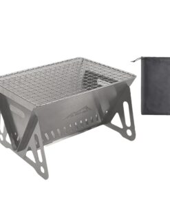 SK Wild Ones®Portable Holzkohlegrill - Campinggrill Klappbar für Outdoor-Use - leichtgewichtig und praktisch - mit Trage