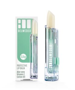BELWEDER Lippenbalsam mit Aloe Vera & Vitamin E - Feuchtigkeit & Regeneration - 3,5g Unisex Stift