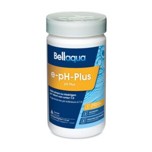 Bellaqua e-pH-Plus 1 kg - pH Heber - schnell & effektiv für Poolpflege - einfache Dosierung - Granulat für Wasserpflege
