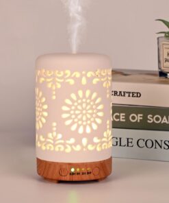 Aroma Diffuser für ätherische Öle + 100ml + Duftlampen Weiß Aroma Diffuser für ätherische Öle + Büro + Weiß Aroma Diffus