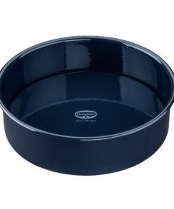 Dr. Oetker Backform Ø 26 cm Back-Liebe Emaille mit Hebeboden - Ideal für Kuchenliebhaber -|hochwertige Backform zum Back