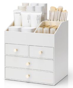 Vlando Make-up-Organizer, großer Kosmetik-Organizer, Hautpflege-Organizer für Schlafzimmer Vlando Make-up-Organizer, A